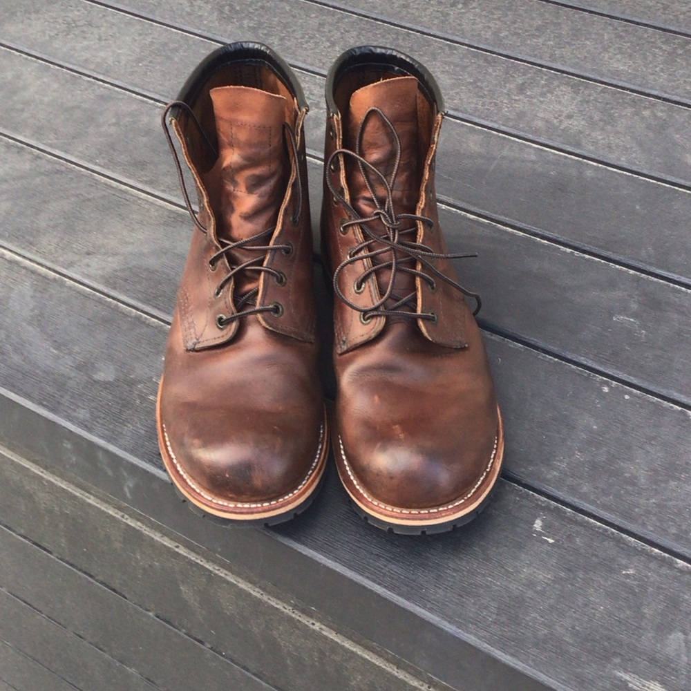Red Wings Beckmann 11/D used conditions new soles by redwing